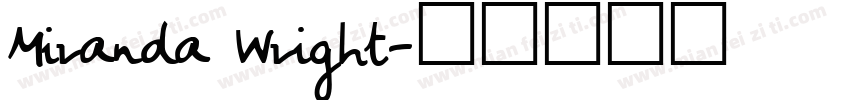 Miranda Wright字体转换